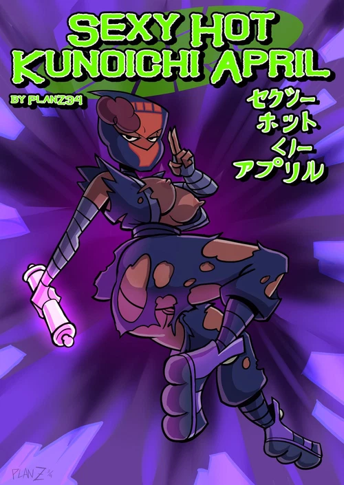 Сексуально горячая куноичи Эйприл / Hot sexy kunoichi April